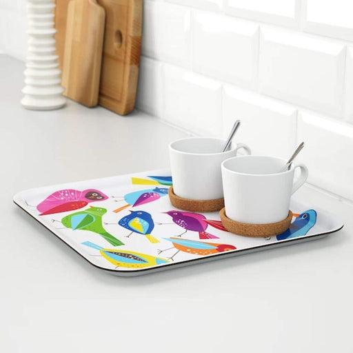  IKEA Tray, Bird, 33x33 cm (13x13")price online dinner plate kitchenware dinnerware home digital shoppy 70154881