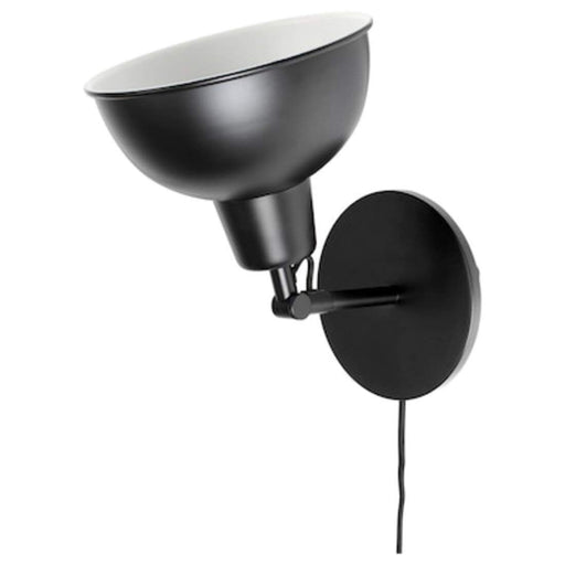 Black uplighter by IKEA Skurup, versatile for table or wall 30412924