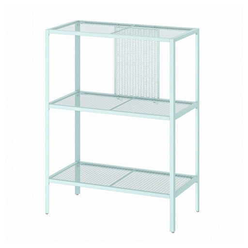 Digital Shoppy IKEA Shelving unit, metal/light turquoise, 60x30x80 cm, storage, shelves, bookcase, display, organization, modular, adjustable, (23 5/8x11 3/4x31 1/2 ") 40489946