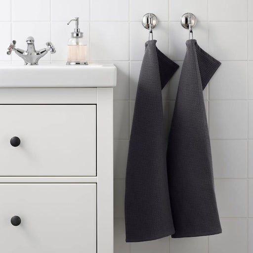 Digital Shoppy IKEA Hand Towel, White, 40x70 cm. (Grey) 10474965