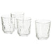 Clear glass tumbler with a smooth finish - "IKEA Clear Glass Drinkware for any occasion"