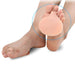 Comfortable walking achieved through the use of forefoot cushions providing cushioned support and relief from foot pain.