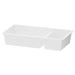 IKEA Polypropylene Plastic Drawer Insert in use, with various items neatly arranged in the divided compartments.