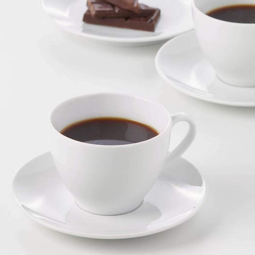 This cup and saucer set features a simple and timeless design, suitable for any occasion  40277464