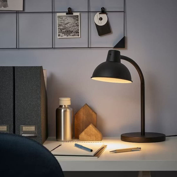 IKEA SKURUP Work lamp, black with LED Bulb GU10 400 lumen