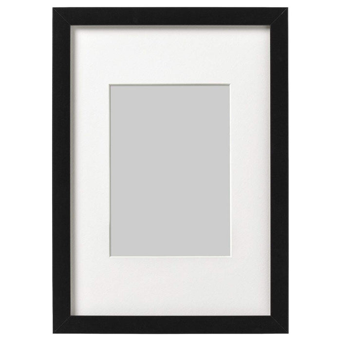 A sleek photo frame with a white mat, perfect for displaying your favorite memories 40378397