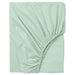 A Light Green fitted sheet with elastic edges, made of soft and durable material, perfect for a comfortable night's sleep-50459736