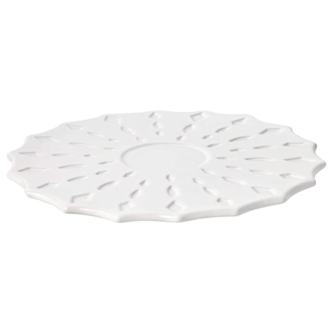 Digital Shoppy IKEA Stoneware Block Candle Holder - White (27 cm (11")) 30433318 beautiful awesome looks online low price