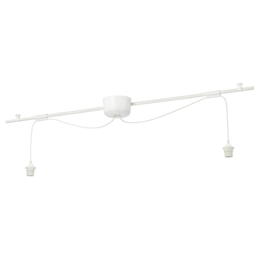 Digital Shoppy IKEA Double Cord Set with Rail - White ikea-double-cord-set-with-rail-white-online-pricelamp holder ikea--digital-shoppy-60314823