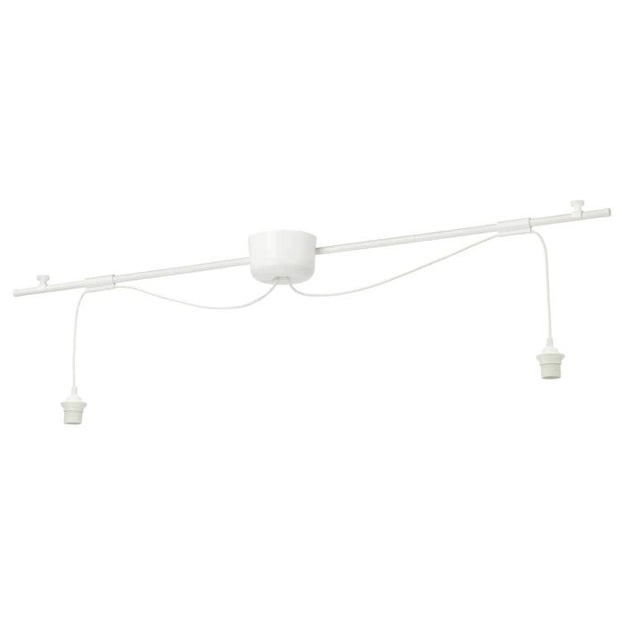 Digital Shoppy IKEA Double Cord Set with Rail - White ikea-double-cord-set-with-rail-white-online-pricelamp holder ikea--digital-shoppy-60314823