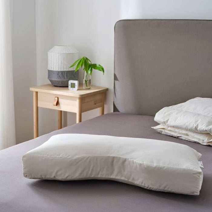 LEN Crib pillow, white, 14x22 - IKEA