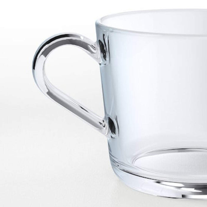 Digital Shoppy IKEA Mug, Clear Glass, 24 cl (8 oz)