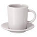 A stoneware cup and saucer from IKEA, perfect for coffee or tea 20429642