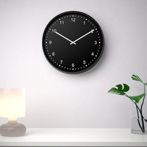 A modern IKEA wall clock with a sleek finish 70152759