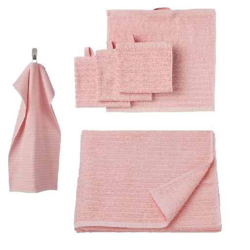 VINARN Hand towel, light pink, 16x28 - IKEA