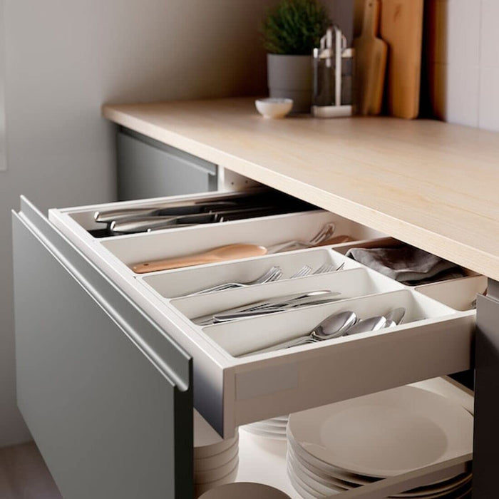 The IKEA tray and knife rack are designed to work seamlessly together, making cooking and food prep a breeze.