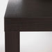 Small black IKEA LACK side table in a modern living room setting 80352927