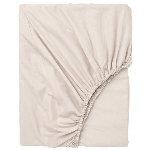 An IKEA fitted sheet in a soft, beige color 40396768