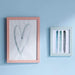 Create a charming and personalized display of your favorite photos and artwork with this light blue IKEA frame 90464712