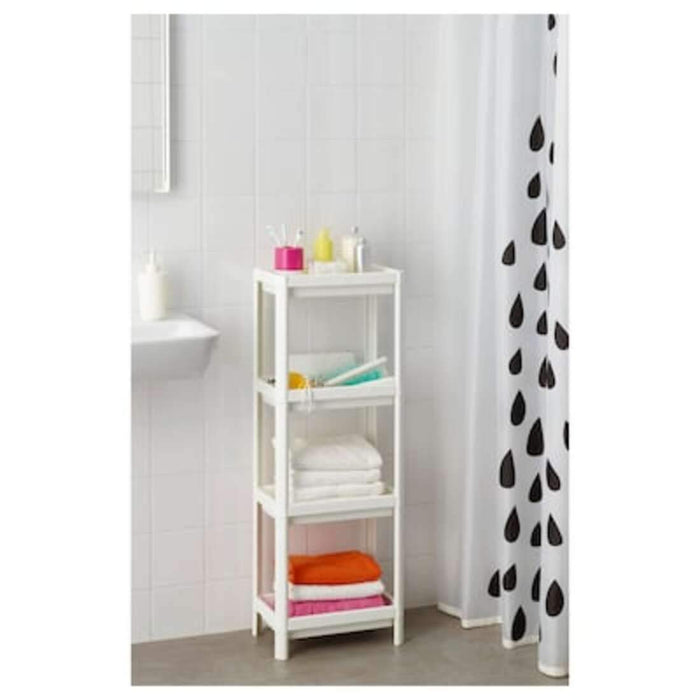 Digital Shoppy IKEA Shelf Unit, White, 36x23x100 cm (14 1/8x9x39 3/8")