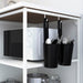Digital Shoppy IKEA Container, Black, 12x34 cm-for wall, storage & organizing boxes, kitchen, restaurants,, wholesale, plastic-10481777
