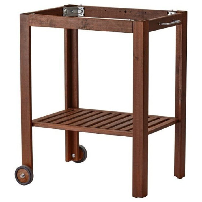 Digital Shoppy IKEA Under Frame with Table Top, Brown Stained, 77x58 cm-ikea table top stand-ikea table frame-ikea underframe-ikea table top india-bekant table top-digital-shoppy-90292693, 70288041