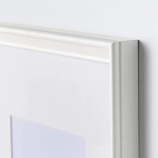 Enhance your wall decor with the minimalist and versatile design of a white 21x30cm photo frame from IKEA 20427285