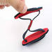 Resistance band toe stretcher tool for foot flexibility.