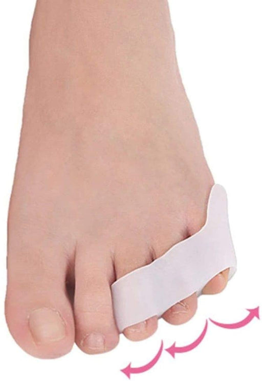 A thumb valgus protector made of high-quality silicone gel, designed to protect the foot and prevent bunion progression.
