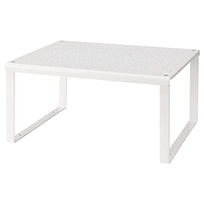 A white shelf insert designed for an IKEA kitchen storage, minimalist design 50177727 
