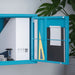 Digital Shoppy Modern and elegant IKEA Metal/Blue Cabinet, 35x35 cm for contemporary home decor (13 3/4x13 3/4") 60476518
