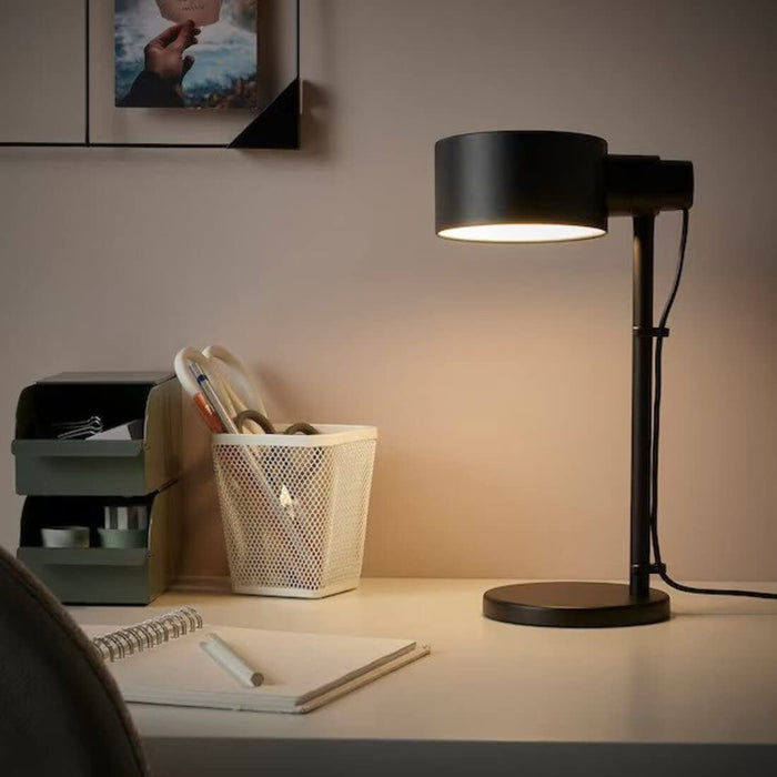 IKEA LÖVMÅNAD Work lamp, black with LED bulb E14 250 lumen