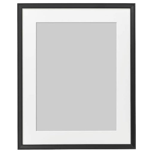 A sleek photo frame with a white mat, perfect for displaying your favorite memories 30387137