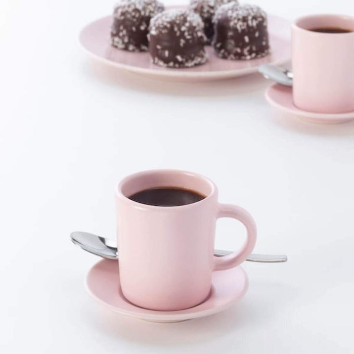 The cups hold a generous amount of liquid, making them suitable for coffee, tea, or even hot cocoa  40424016