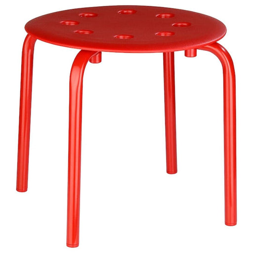 Digital Shoppy IKEA Stool, Red, 30 cm (11 3/4 "), A red IKEA stool, 30 cm, with a simple and modern design, perfect for small spaces. 