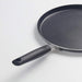 Close-up of the ergonomic handle on IKEA's 28cm grey crepe/pancake pan, ensuring comfortable and safe cooking 50427236