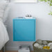 Digital Shoppy Compact and functional IKEA Metal/Blue Cabinet, 35x35 cm for storage needs  (13 3/4x13 3/4") 60476518