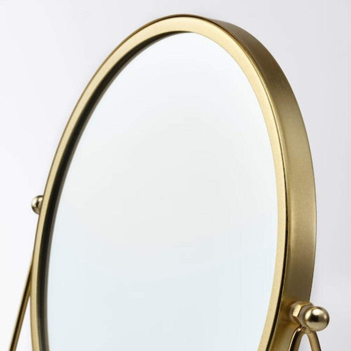 Digital Shoppy IKEA Table Mirror, Gold-Colour,17 cm (6 3/4") 10471033 stylish home vanity decor design