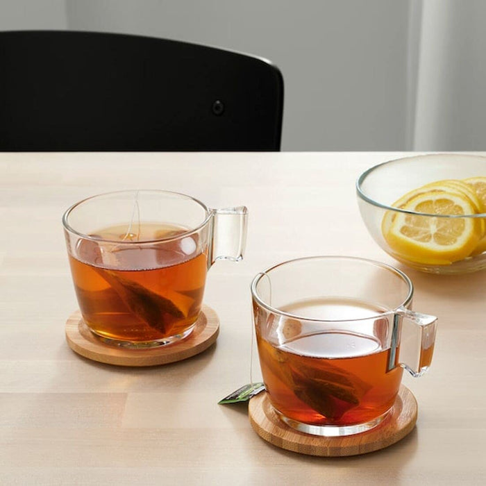Keep your drinks from leaving rings on your furniture with these practical IKEA coasters