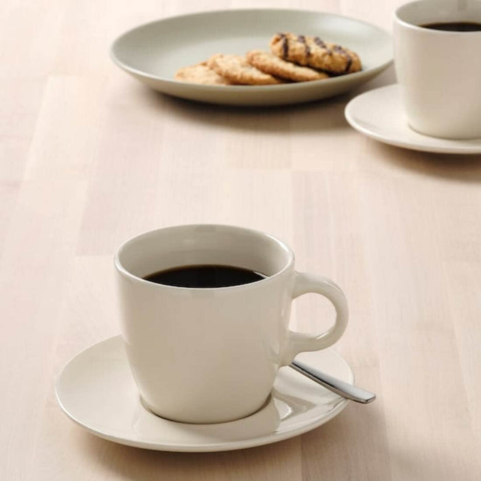 The cups hold a generous amount of liquid, making them suitable for coffee, tea, or even hot cocoa 90479431