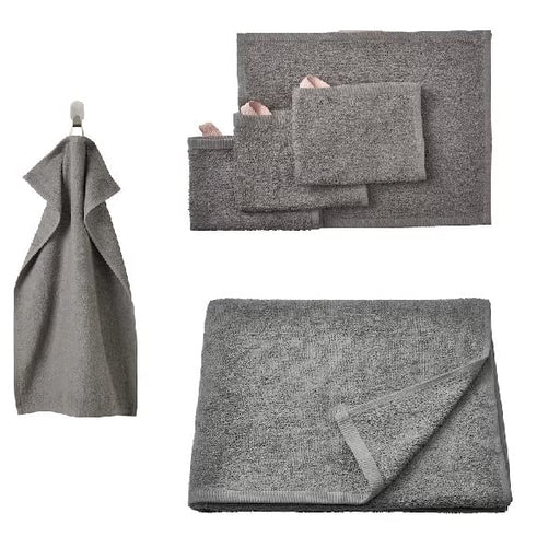 DIMFORSEN Washcloth, gray, 12x12 - IKEA