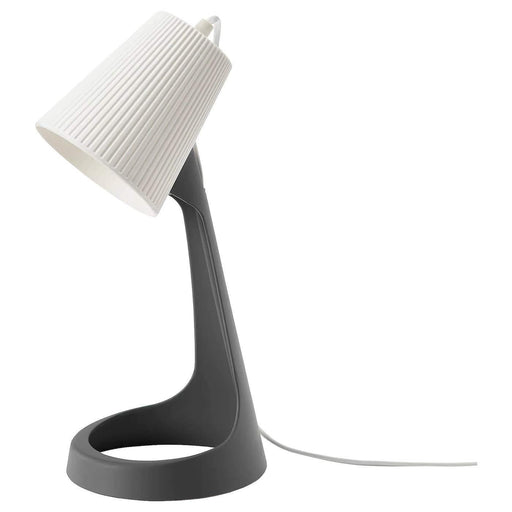 IKEA Work Lamp with LED Bulb E14 400 Lumen (Dark Grey White) IKEA Work Lamp with LED Bulb E14 400 Lumen: a sleek and modern desk lamp with a silver finish and an adjustable arm, perfect for illuminating your workspace., - digitalshoppy.in