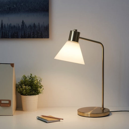 Digital Shoppy IKEA Table lamp, Brass-Color/Glass. 20463382