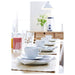 This cup and saucer set is a versatile and practical addition to any kitchen or dining room 40277464