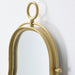 Digital Shoppy IKEA Mirror gold-colour, 43x28 cm 20493633 sleek functional home bedroom bathroom