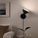 Versatile black uplighter lamp by IKEA Skurup for table or wall use 30412924