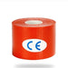 Sports kinesiology tape for athletic performance and injury prevention on a white background.
