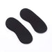 Digital Shoppy 1Pair Sticky Fabric Shoe Back Heel Inserts Insoles Pads (Black)