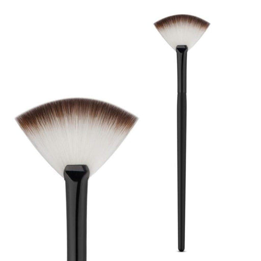 Digital Shoppy Fan Shape Powder Concealer Blending Brush Professional Highlighter Foundation Cosmetic Brush Make Up