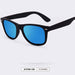 Digital Shoppy AOFLY Fashion UV400 Polarized Driving Mirrors Coating Black Frame Men's Glasses